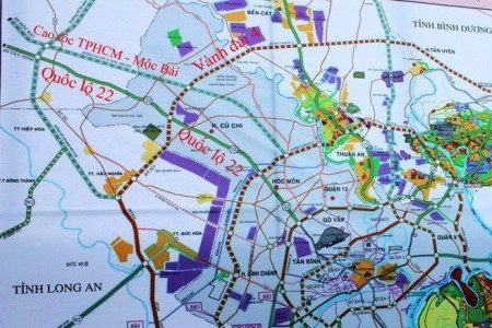 TP.HCM: Xem xét đầu tư gần 10.000 tỷ đồng mở rộng đường từ TP.HCM đi cửa khẩu Mộc Bài