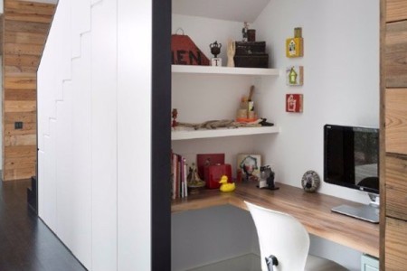 Mẹo hay giúp tận dụng khoảng không gian dưới gầm cầu thang