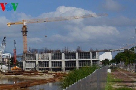 Đà Nẵng: Công trình 1.500m2 bị dừng thi công vì chưa có giấy phép xây dựng. 