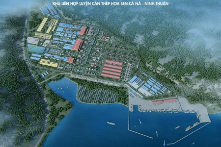 Dự án thép Cà Ná của Hoa Sen bị tạm dừng do còn nhiều bất cập
