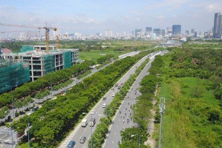 Khu đô thị Thủ Thiêm đang dần hình thành từng ngày