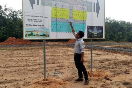 Đất nền quanh sân bay Long Thành bị thổi giá