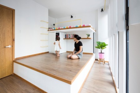 Căn nhà tiện ích nhiều ánh sáng trên 18 m2 đất hẻm ở TP.HCM