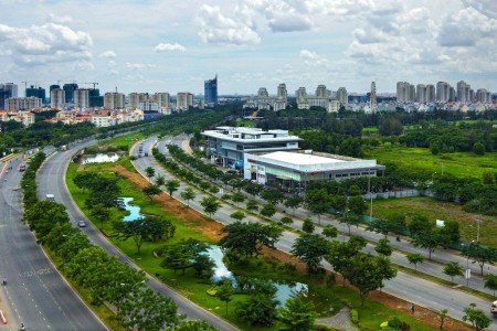 Khu Nam Sài Gòn đang phát triển bởi nhiều dự án lớn, kiểu mẫu