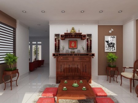 Một số lưu ý khi đặt bàn thờ ở nhà trọ