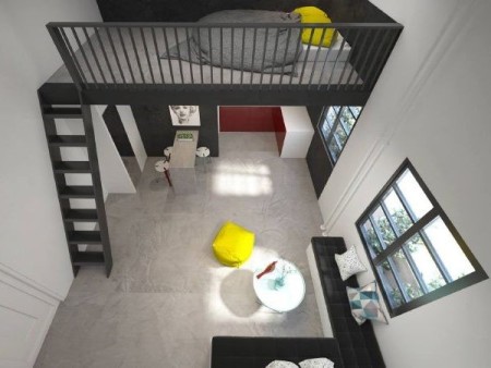 Cách trang trí phòng trọ có gác lửng