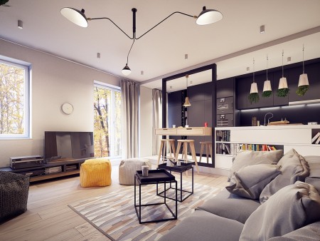 Cách thiết kế nội thất căn hộ tạo điểm nhấn với phong cách riêng biệt