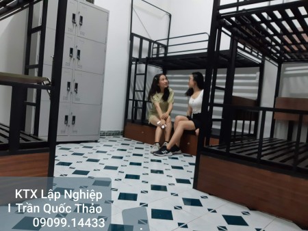 Phòng trọ ký túc xá tư nhân giá rẻ sleepbox Lập Nghiệp - số 1 Trần Quốc Thảo phường 6 Quận 3