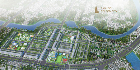 Mở bán duy nhất 20 lô Shophouse mặt tiền Nguyễn Thái Bình dự án Bảo Lộc Golden City giá 10.9tr/m2