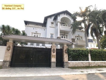 Villa cho thuê gấp SMS277 hầm 3 lầu DTSD 388m2, phường Cát Lái, giá 30 triệu