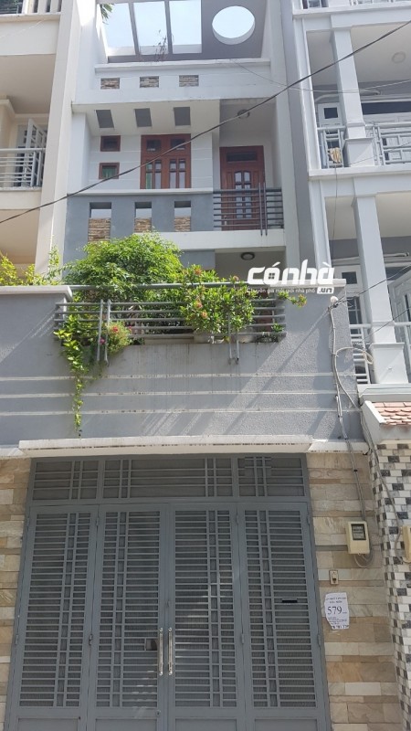 Cho thuê nhà khu cư xá Bắc Hải, quận 10. DT 4x26m, CÓ NHÀ