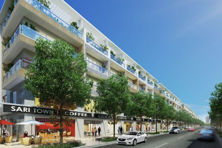 Bán nhà phố Saritown Sala, dãy SH9, 1 hầm, 4 lầu, giá 59 tỷ