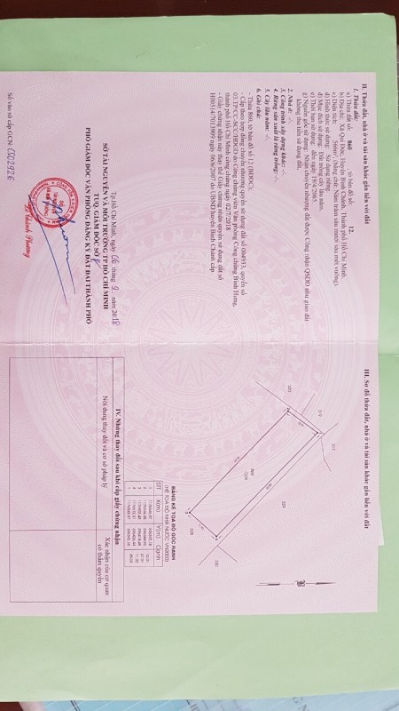 Bán đất 2 mặt tiền đường Hóc Hưu, Quy Đức, Bình Chánh. DT 566m2 ngang 12x48m, giá 1,8 tỷ SHR