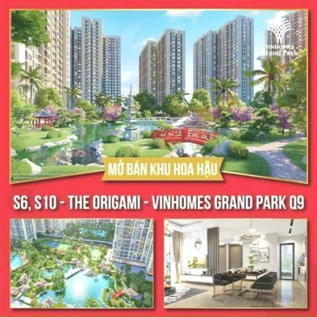 THE ORIGAMI - Vinhome's Grand Park Q9, chỉ cần 400 triệu sở hữu ngay căn hộ 2-3 PN ngân hàng cho vay 80%.