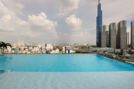 Cho thuê căn hộ 1PN_56m2 Pearl Plaza, view sông Sài Gòn