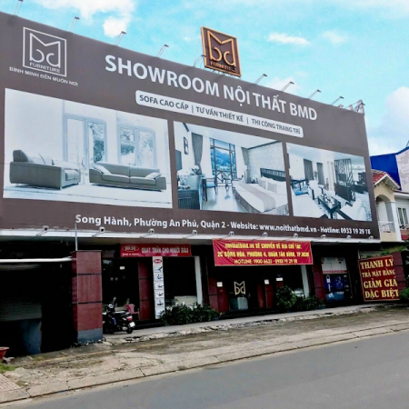 Cho thuê Mặt tiền Kinh Doanh hầm 3 sàn trống suốt 1500m2 Song Hành An Phú Quận 2 MS:453