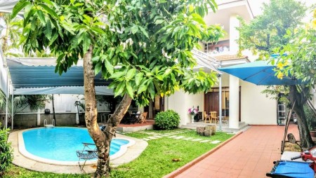 Cho thuê Villa Hồ bơi sân vườn Thiết kế hiện đại 400m2 Nguyễn Văn Hưởng Thảo Điền Quận 2 MS:358