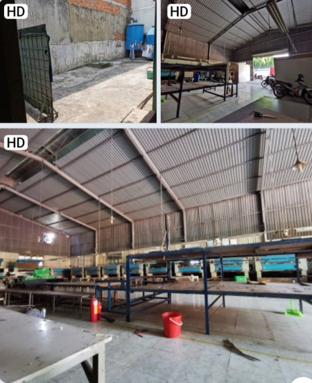 Cho thuê 2 nhà xưởng 1000m2, 1600m2 An Phú Đông Q12