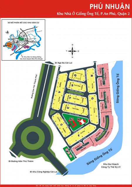 Bán đất khu dân cư Sông Giồng, P. An Phú, Quận 2