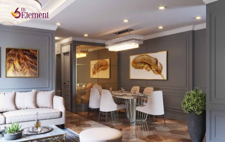 (Anh Hoàng 0918.58.6622) Cho thuê chung cư 6th Element: Full đồ 2PN giá 11 tr/th, 3PN giá 13 tr/th