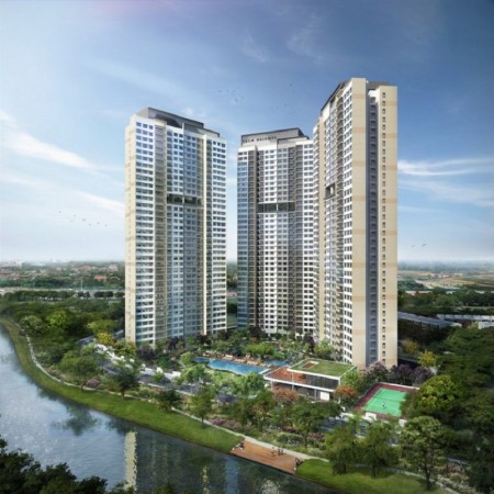 PALM HEIGHT QUẬN 2 - CHO THUÊ CĂN HỘ 3 PN 121 M2 - GIÁ 17.5 TRIỆU / THÁNG ( BAO PHÍ QUẢN LÝ ) - TEL: 0909 097830 ( ZALO )