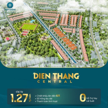 Đất nền Phường Điện Thắng, đường 7m5, diện tích 100m2 giá chỉ 1.3 tỷ