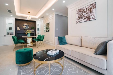 Cho thuê căn hộ 1 phòng ngủ View bể bơi, nội thất cực đẹp giá thuê từ 5tr - 7tr/tháng