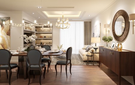 Cho thuê căn hộ cao cấp 2PN chung cư HDI Tower Lê Đại Hành full đồ mới tinh