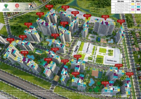 Căn hộ Vinhome Grand Park Q9 3 PN 3 WC khu Origami S10 và S6 giá chỉ 3 tỷ 376tr và nhận nhà chỉ cần bỏ ra 400tr
