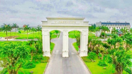 Nhượng lại ô đất ALK 08 đường công viên vườn hoa hồ khu A đô thị V-Green City Phố Nối