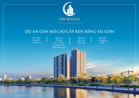 Chiết Khấu 4%, The Rivana 1PN 50m2, 31 Triệu/m2, Trả 2.5/Tháng, Vay 0 Lãi 18 Tháng, Gần Chợ Thủ Đức 4km