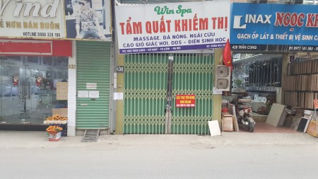 Cho thuê mặt bàng kinh doanh, mặt phố trần cung, cổ nhuế1