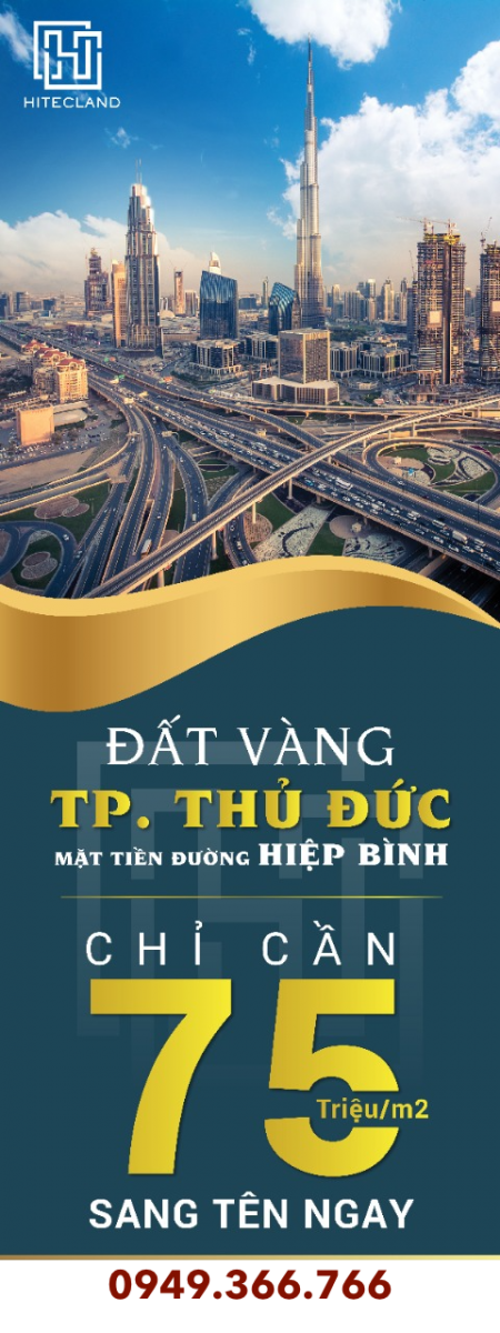 Cần bán đất HIỆP BÌNH, THỦ ĐỨC, 100% thổ cư, Thanh toán linh hoạt