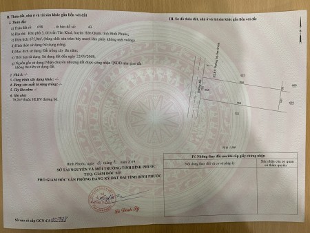 Bán đất ngay trungh tâm hành chính Hớn Quản cách QL13 chỉ 300m