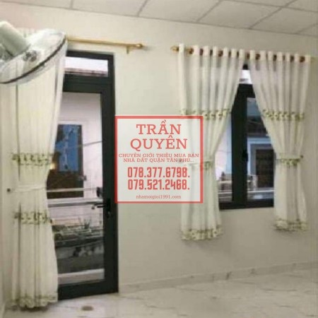 NHÀ ĐẸP-GIÁ RẺ, 3tỷ550, 4m x 8m, 3 PN, Phú Thọ Hòa-Tân Phú (Thông tin thật), 078.377.6798.