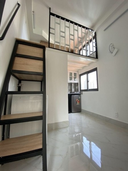 Phòng trọ có gác cho thuê giá rẻ phường 15 Tân Bình thoáng mát, đẹp, sạch sẻ