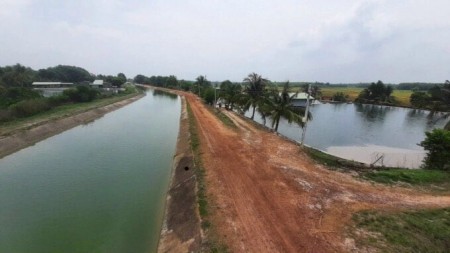 BÁN ĐẤT TÂY NINH MẶT TIỀN 10M GẦN THÀNH PHỐ, VIEW KÊNH TÂY