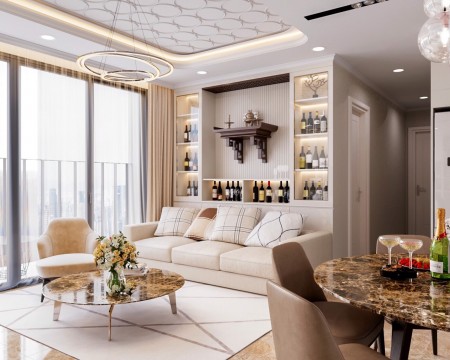 CHÍNH CHỦ CHO THUÊ CHUNG CƯ KOSMO TÂY HỒ: 2PN (75m2), FULL ĐỒ, GIÁ 6 TRIỆU/THÁNG (ANH NAM CHỦ NHÀ 090.345.8386)