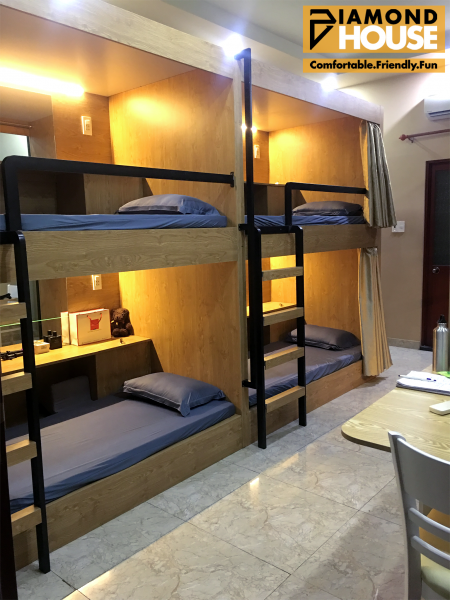 Ký túc xá cao cấp Bình Thạnh 4người/phòng