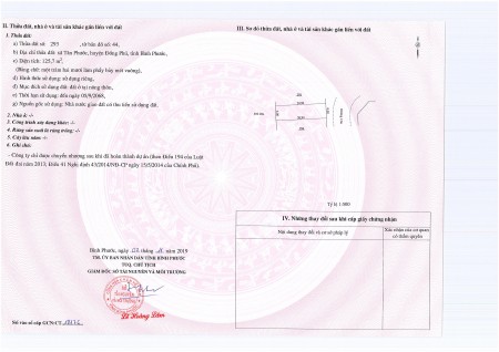  Bán đất gấp lô ngang 6 dài 20m, ngay chợ Đồng Xoài