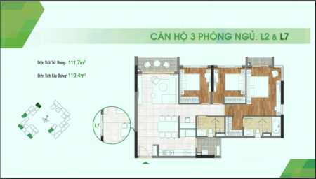 Bán căn hộ 3 phòng ngủ, dự án Sadora Apartment, view hồ bơi tuyệt đẹp, giá 8.9 tỷ
