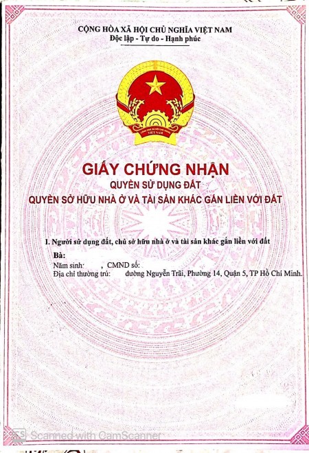 Chính chủ nợ lãi ngân hàng bán gấp nhà MT Nguyễn Trãi, Quận 5, giá 23,8 tỷ, LH: 0932 477 688
