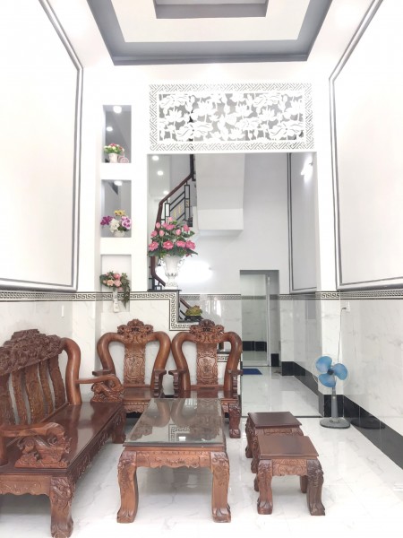 Nhà mới, đẹp, 3 lầu, 6pn, SHHC hẻm Hưng Phú P10 Q8