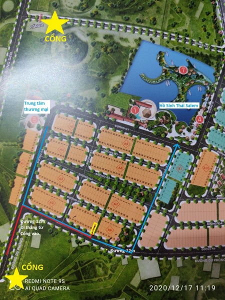 Bán đất Long An 2 mặt tiền 80m2 940TR, trả trước 500TR chuyển nhượng