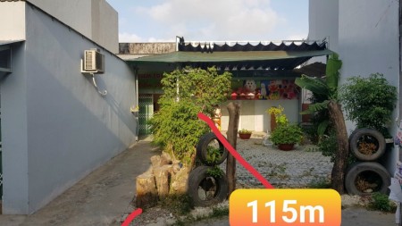 Khuôn đất 115m2 đường 160/7m hẻm/SHCC/gần chợ