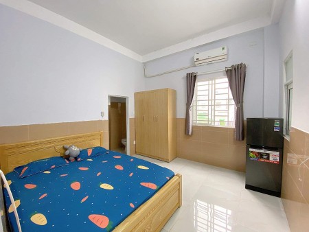 Phòng Có Nội Thất, 25 (m2) MÁY LẠNH, TỦ LẠNH, TỦ QUẦN ÁO, NỆM Full Nội Thất (NHƯ HÌNH)