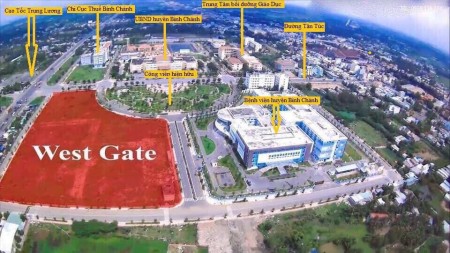 Căn hộ West Gate 2pn 2wc giá 2tỷ099 - chiết khấu từ 2-14%, có tặng kèm nội thất