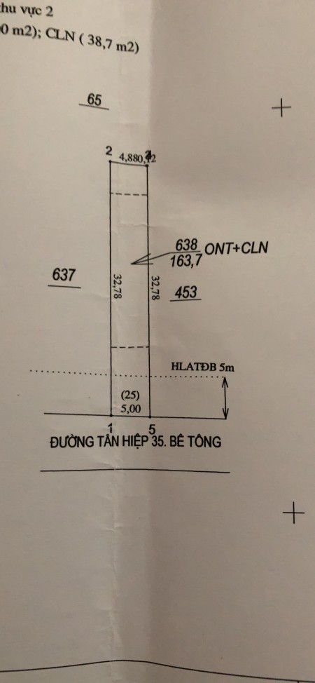 Đất nền Tân Hiệp -phú giáo - bình dương