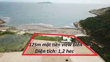 Bán lô đất mặt tiền biển ninh Vân Thị Xã Ninh Hòa