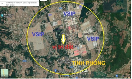 Bán đất gần khu công nghiệp VSIP, phù hợp xây trọ, giá rẻ
